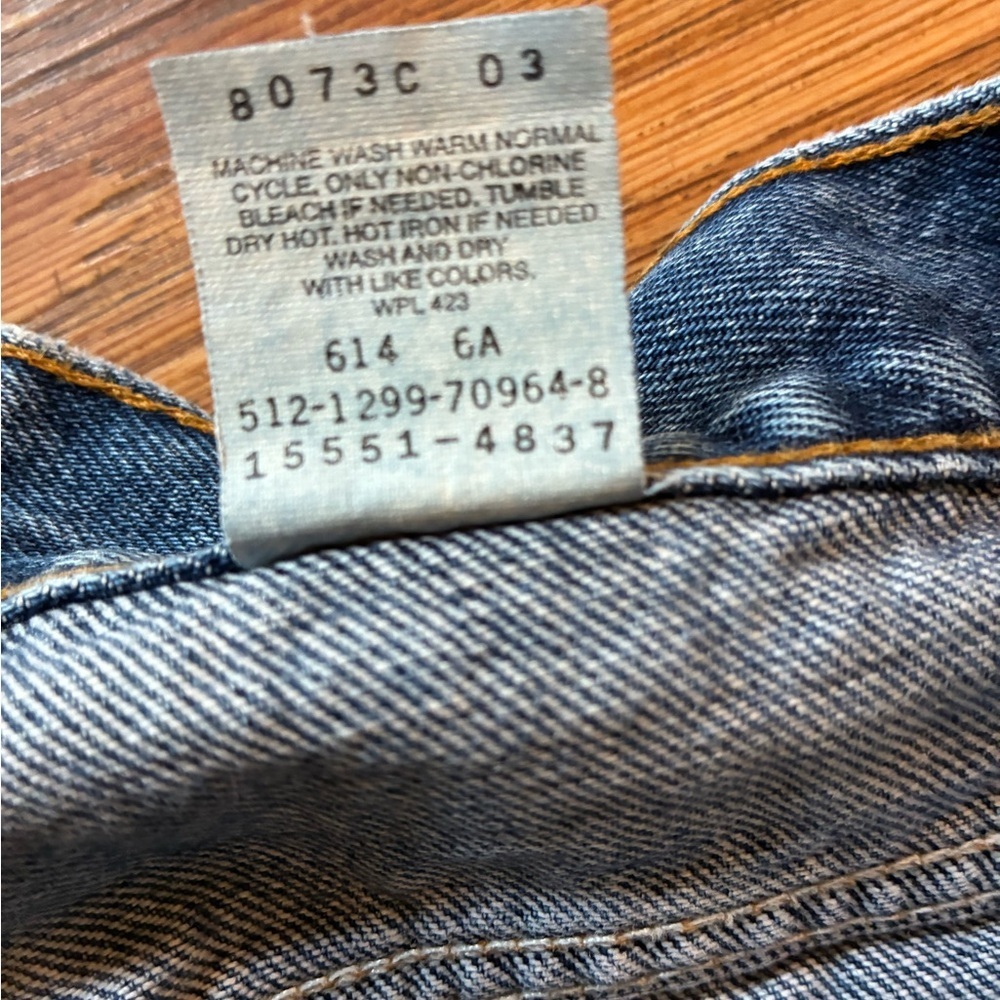 Vintage 90s Levi’s 550 Jeans Women’s 12 Regular Relaxed Tapered Made in USA - Picture 12 of 14